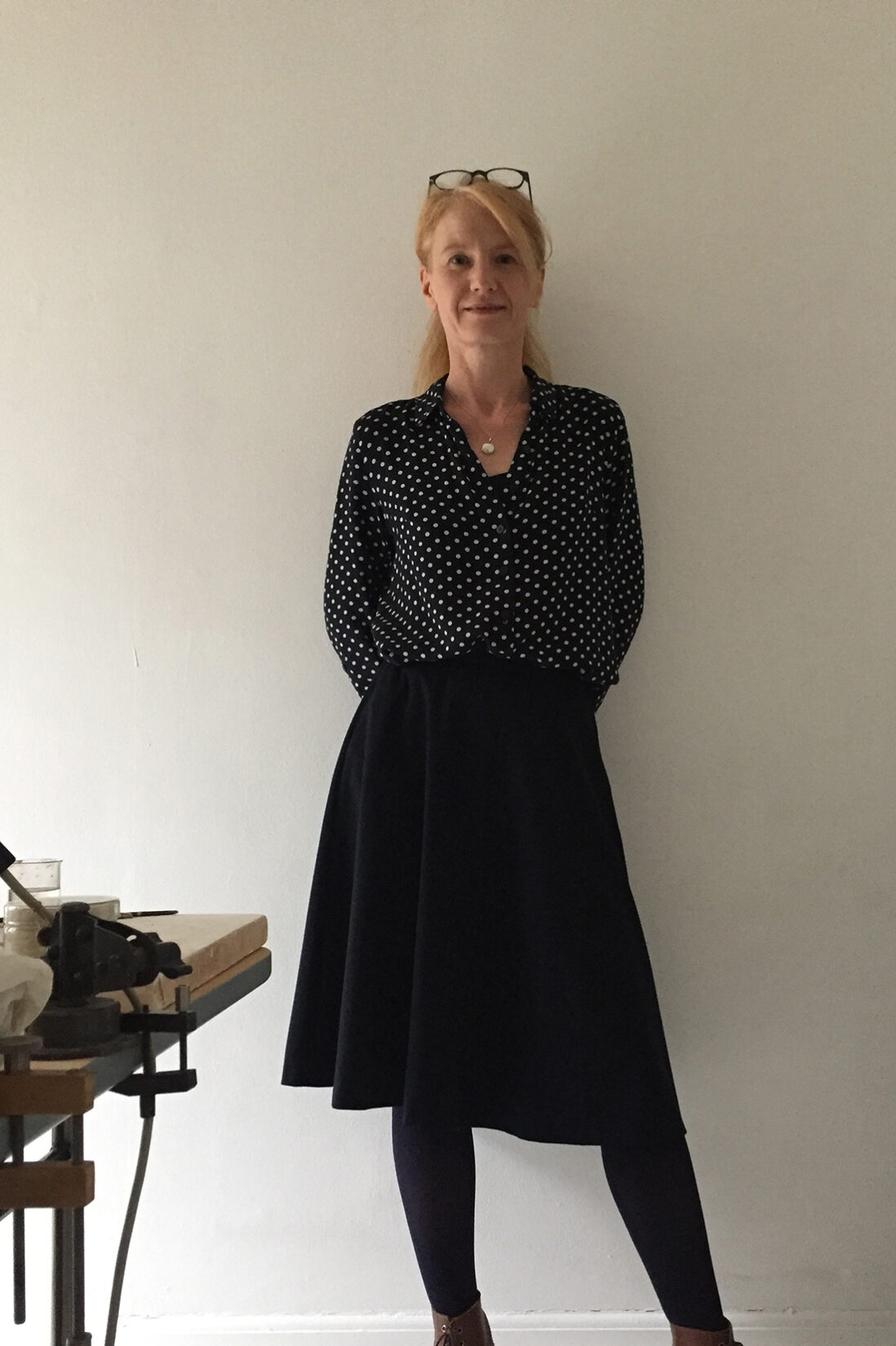 Anna Mars im Atelier Portrait